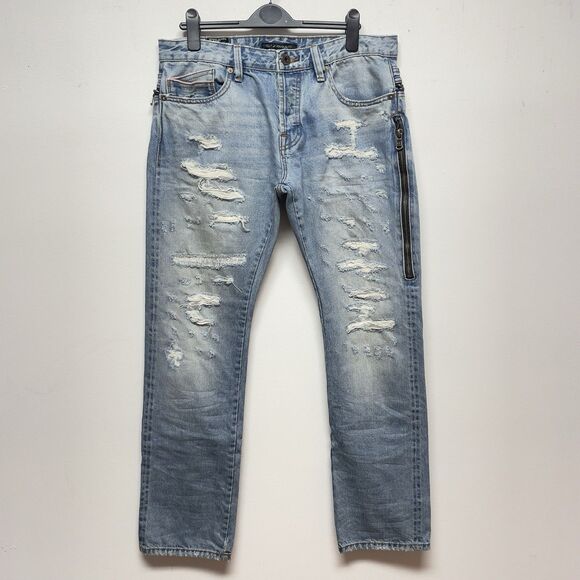 Cult Of Individuality Rebel Straight Men's W34 L34 Japanese Selvedge Denim Jeans - Picture 5 of 16